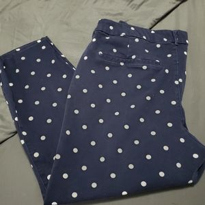 Polka dot pixie pants